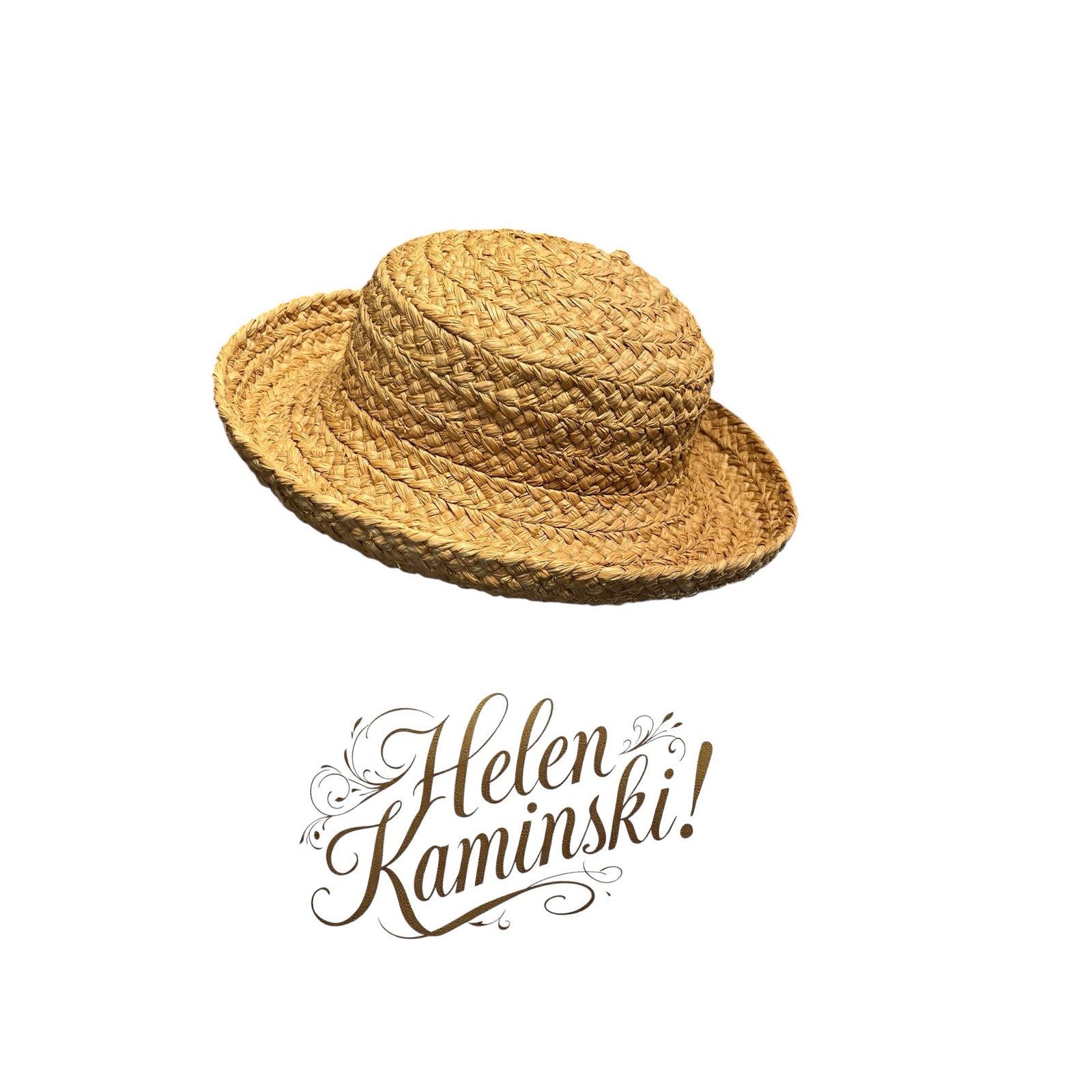 Helen Kaminski Natural Straw Boater Hat